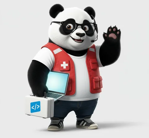 Панда — дежурный программист IT Panda