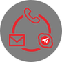 Различные способы связи (телефон, e-mail, Telegram)